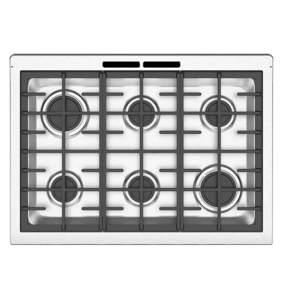ESTUFA EMPOTRE 80 CM ACERO INOX, CAPELO Y VENTANA PANORAMICA NEGRA-XOC80750CI0