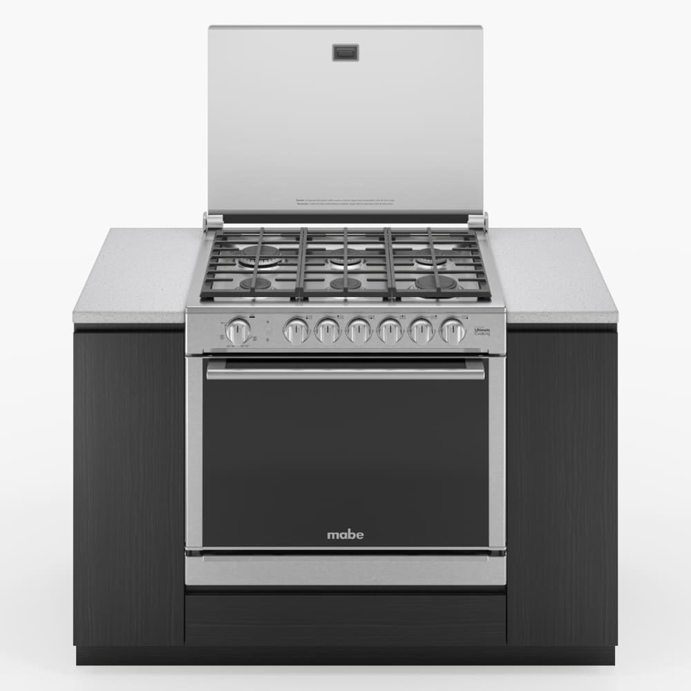 ESTUFA EMPOTRE 80 CM ACERO INOX, CAPELO Y VENTANA PANORAMICA NEGRA-XOC80750CI0